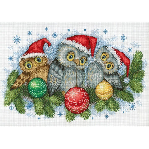 Siuvinėjimo Rinkinys MP Studija Christmas Helpers SNV-641 20x30cm - kaSiulai.lt