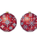 Siuvinėjimo Rinkinys MP Studija Christmas Tree Decoration - Winter Ruby SR-167 11x6cm - kaSiulai.lt