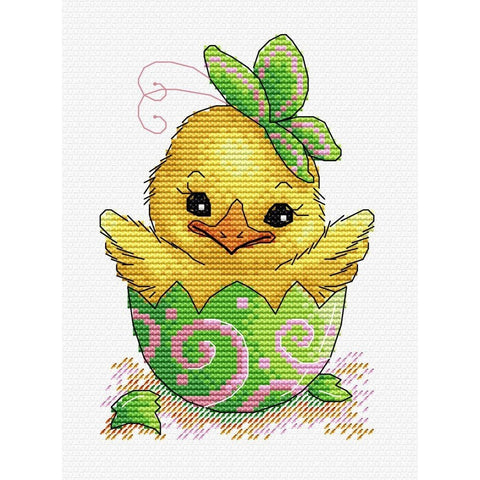 Siuvinėjimo Rinkinys MP Studija Easter Chick SM-229 18x13cm - kaSiulai.lt