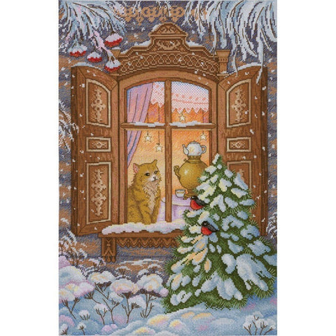 Siuvinėjimo Rinkinys MP Studija Freezing Window SNV-640 37x24cm - kaSiulai.lt