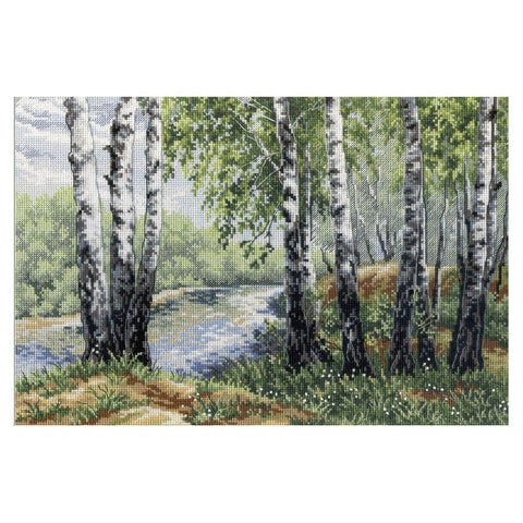 Siuvinėjimo Rinkinys MP Studija In the Birch Shadow SNV-571 19x29cm - kaSiulai.lt