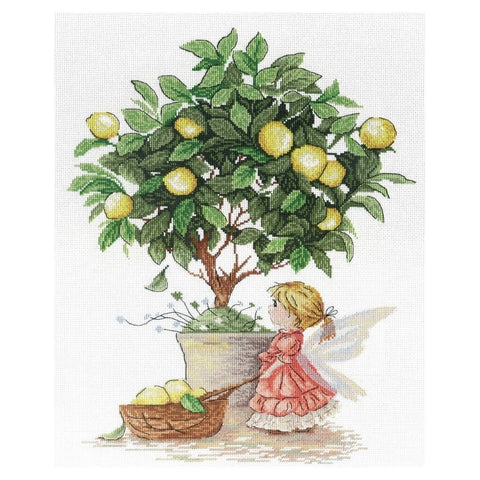 Siuvinėjimo Rinkinys MP Studija Lemon Fairy SNV-547 35x30cm - kaSiulai.lt