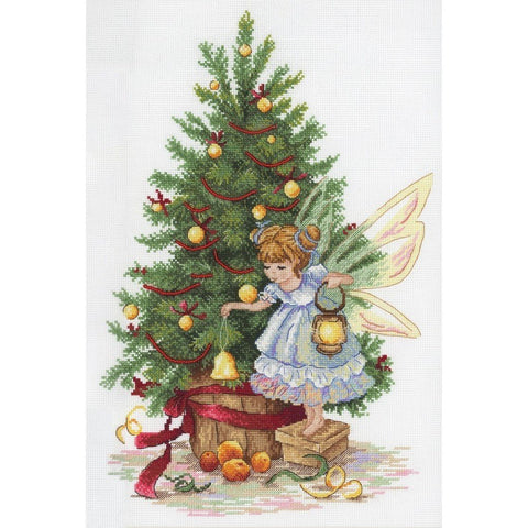 Siuvinėjimo Rinkinys MP Studija New Year Fairy SNV-631 32x25cm - kaSiulai.lt