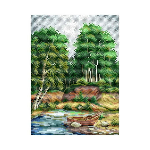 Siuvinėjimo Rinkinys MP Studija On the River Bank SM-132 25x18cm - kaSiulai.lt