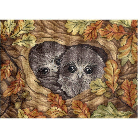 Siuvinėjimo Rinkinys MP Studija Owls SNV-548 15x22cm - kaSiulai.lt