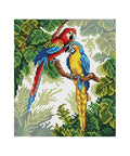 Siuvinėjimo Rinkinys MP Studija Parrots SM-033 10x15cm - kaSiulai.lt