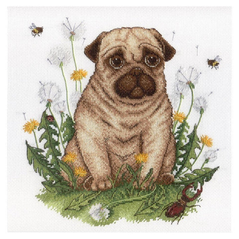 Siuvinėjimo Rinkinys MP Studija Puppy SNV-613 20x20cm - kaSiulai.lt