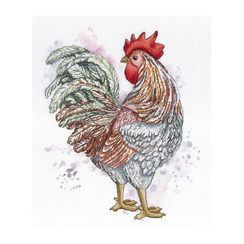 Siuvinėjimo Rinkinys MP Studija Rooster SNV-596 30x26cm - kaSiulai.lt