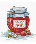 Siuvinėjimo Rinkinys MP Studija Strawberry Jam SM-073 15x17cm - kaSiulai.lt