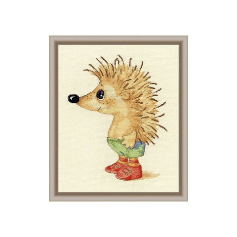 Siuvinėjimo rinkinys Oven Happy Hedgehog S974 18x24cm - kaSiulai.lt