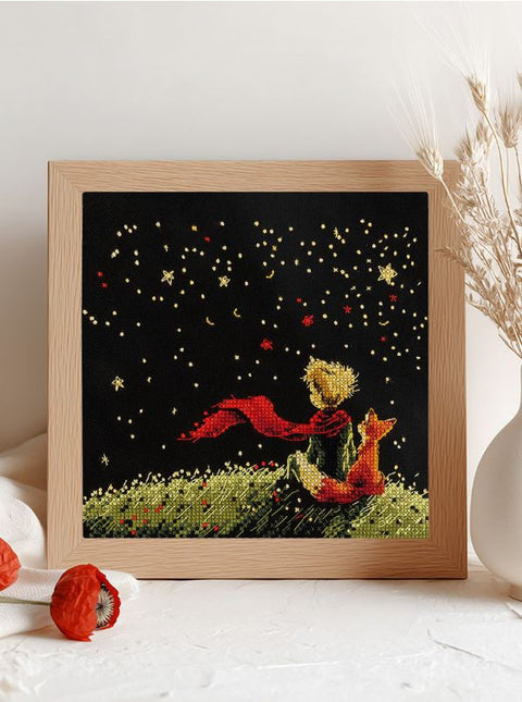 Siuvinėjimo kryželiu rinkinys „Žvaigždžių sapnai“ 17,5 x 17,5 cm