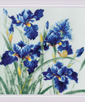 Siuvinėjimo rinkinys RIOLIS Blue Irises 2102 30x30cm - kaSiulai.lt