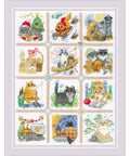 Siuvinėjimo rinkinys RIOLIS Cat Calendar 2136 30x40cm - kaSiulai.lt