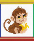 Siuvinėjimo rinkinys Riolis HB161 Bezdžionėlė - kaSiulai.lt