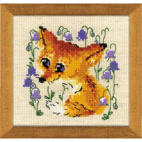 Siuvinėjimo rinkinys RIOLIS Little Fox 1776 13x13cm - kaSiulai.lt