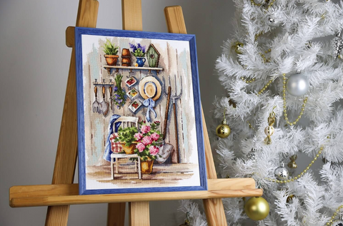 Siuvinėjimo kryželiu komplektas „Country Corner“ S/MD021 dekoratyviam rankdarbiui