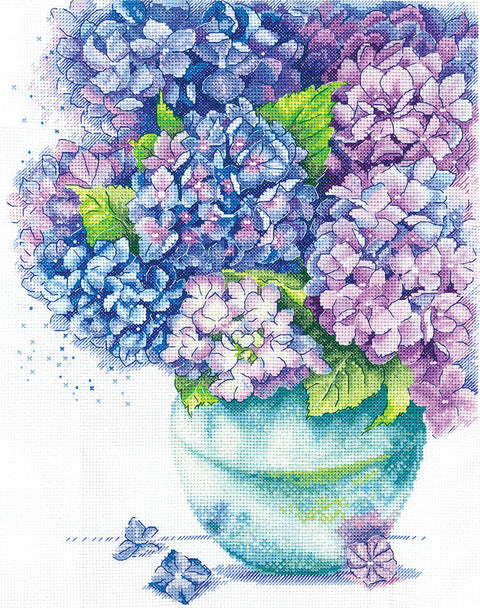 „Begalinė vasara“ kryželių siuvinėjimo rinkinys, 23 × 29 cm (Endless Summer)