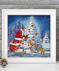 Siuvinėjimo rinkinys Santa 29x29cm SLETIL8200 - 🧶kaSiulai.lt