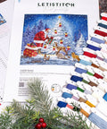 Siuvinėjimo rinkinys Santa 29x29cm SLETIL8200 - 🧶kaSiulai.lt