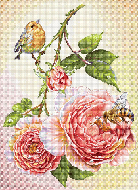 Siuvinėjimo komplektas „Pusryčiai“, 25 × 35 cm