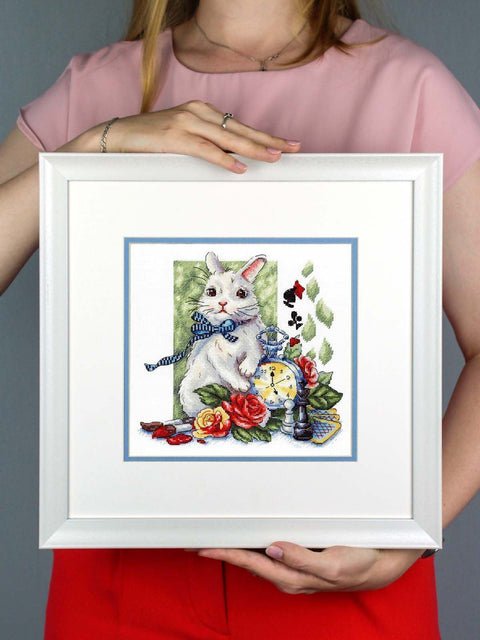 Kryželiu siuvinėjimo rinkinys „Stebuklų metas“ 20x20 cm, modelis SNV-975