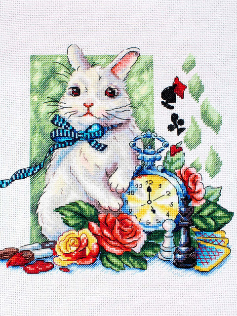 Kryželiu siuvinėjimo rinkinys „Stebuklų metas“ 20x20 cm, modelis SNV-975