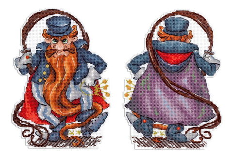 Siuvinėjimo kryželiu rinkinys „Karabas Barabas“, 18×13 cm paveikslėlis, kodas SR-1179