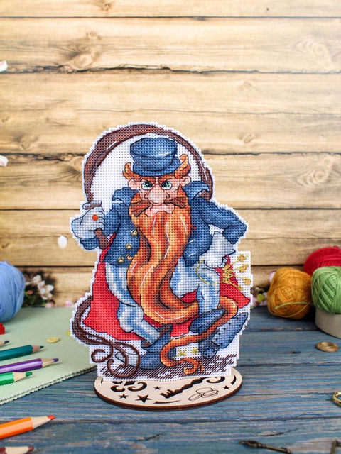 Siuvinėjimo kryželiu rinkinys „Karabas Barabas“, 18×13 cm paveikslėlis, kodas SR-1179