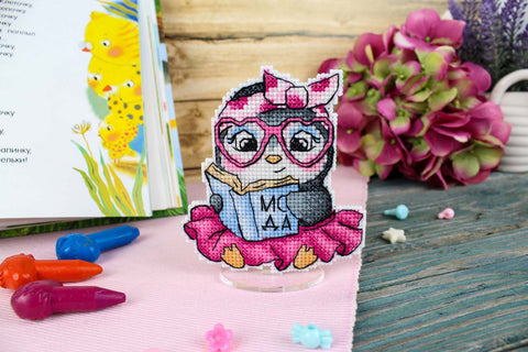 Komplektas siuvinėjimui kryželiu „Fashionista“ 10 x 9 cm (SR-897)