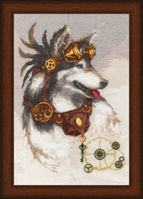 Siuvinėjimo rinkinys Time Guardian — Aida 16, 28 Madeira spalvų, 38×25,7 cm - kaSiulai.lt