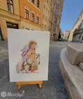 Siuvinio rinkinys „Viduržiemis“ – kryželiu, 20×27 cm, puiki dovana - kaSiulai.lt