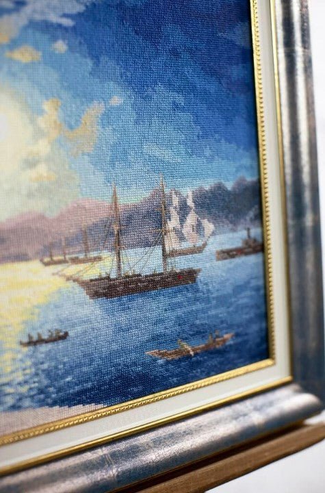 Skaičiuojamas siuvinėjimas „Mėnesiena virš Bosforo“ 1894 — Zolotoe Runo klasika - kaSiulai.lt