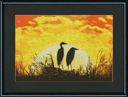 Storks S/Z034 – Golden Fleece siuvinėjimo komplektas: juoda Zweigart aida 14, 16 spalvų, 30.9×44.9 cm - kaSiulai.lt