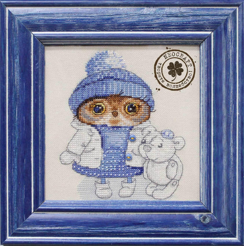 Skaičiuotas kryželių siuvinėjimo rinkinys „Švelnumas“ NeoCraft — Zweigart audinys, 11×15 cm