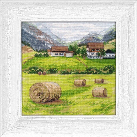 Toskana – siuvinėjimas kryželiu (Zweigart 16), 20×20 cm, 24 spalvos - kaSiulai.lt