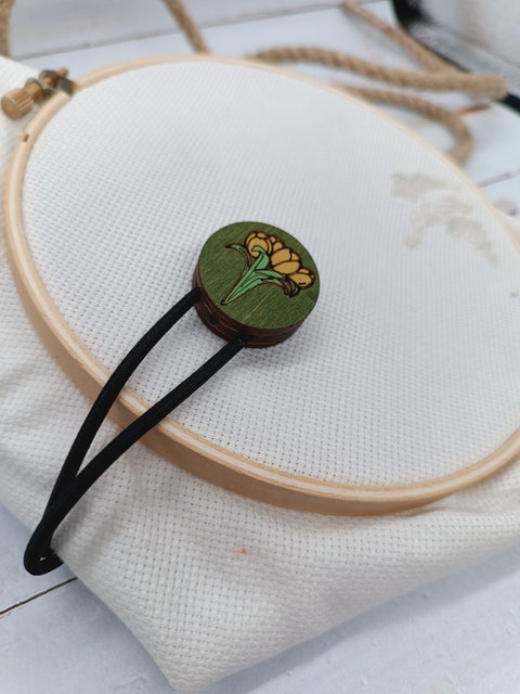 Užuolaidų magnetiniai laikikliai Tulpės, 2 vnt. KF040/1G - kaSiulai.lt