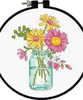Vasaros gėlės (15.2 cm) - DIMENSIONS siuvinėjimo kryželiu rinkinys - kaSiulai.lt