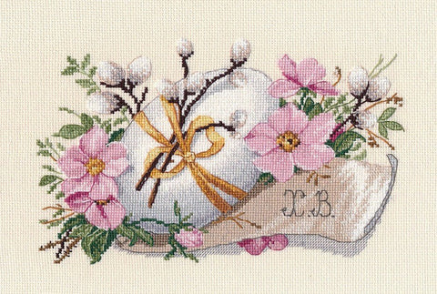 Velykų sekmadienis — siuvinėjimo komplektas kryželiu, Zweigart 16 ct, 23×15 cm - kaSiulai.lt