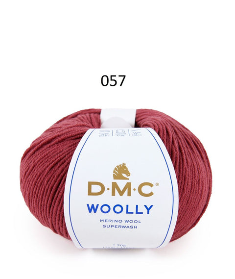 Spalva 057: DMC WOOLY 100% Merino Vilna - itin švelnūs vilnoniai siūlai