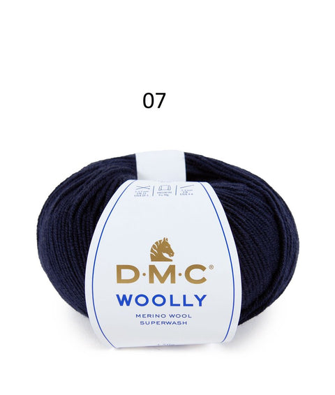 Spalva 007: DMC WOOLY 100% Merino Vilna - itin švelnūs vilnoniai siūlai