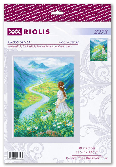 Kur teka upė — siuvinėjimo rinkinys RIOLIS Nr. 2273