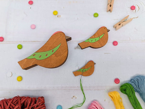 Žalias magnetinis adatų laikiklis „Paukštis“ KF059/200 - 2 - kaSiulai.lt