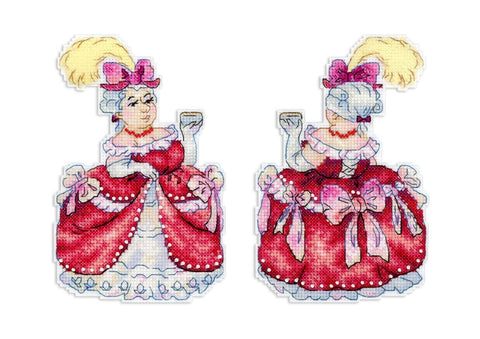Žavus siuvinėjimo komplektas „Pirmoji sesė“ 16×10 cm - kaSiulai.lt