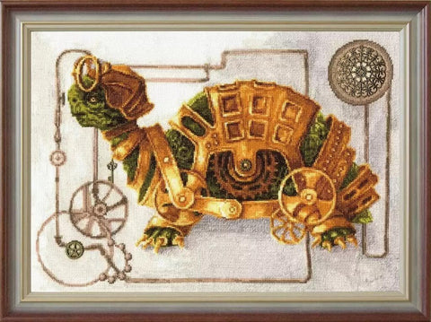 Zolotoe Runo „Ilgaamžiškumo meistras“ – siuvinėjimo komplektas Aida 16, 26,7×38 cm - kaSiulai.lt