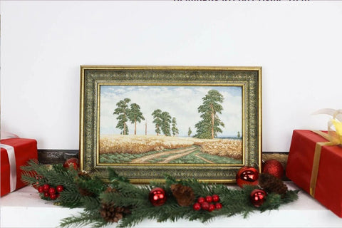 Zolotoe Runo siuvinėjimo komplektas kryželiu „Rugiai“ 19,5×35,5 cm - kaSiulai.lt