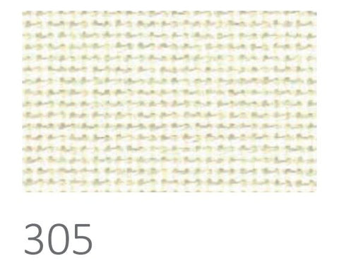 Zweigart Lugana evenweave drobė siuvinėjimui 48×68 cm — švelniai balta - kaSiulai.lt